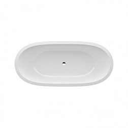 Ванна из материала Sentec Ilbagnoalessi one 178х82 см, встраиваемая, с каркасом, без г/м, овальная 2.4597.1.000.000.1 Laufen